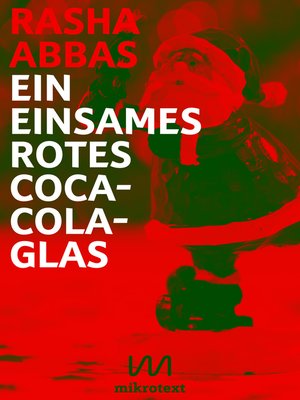 cover image of Ein einsames rotes Coca-Cola-Glas